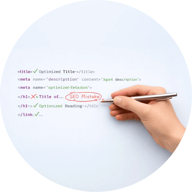 Исправление ошибок в SEO